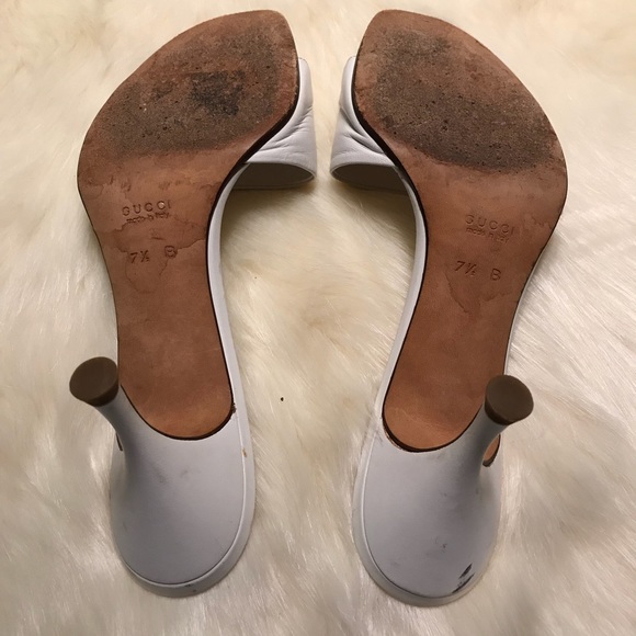 Gucci White Slides - Picture 6 of 8